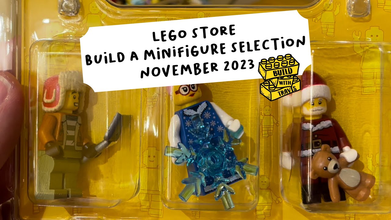 Lego Store Build a Minifigure Parts - November 2023 Edition