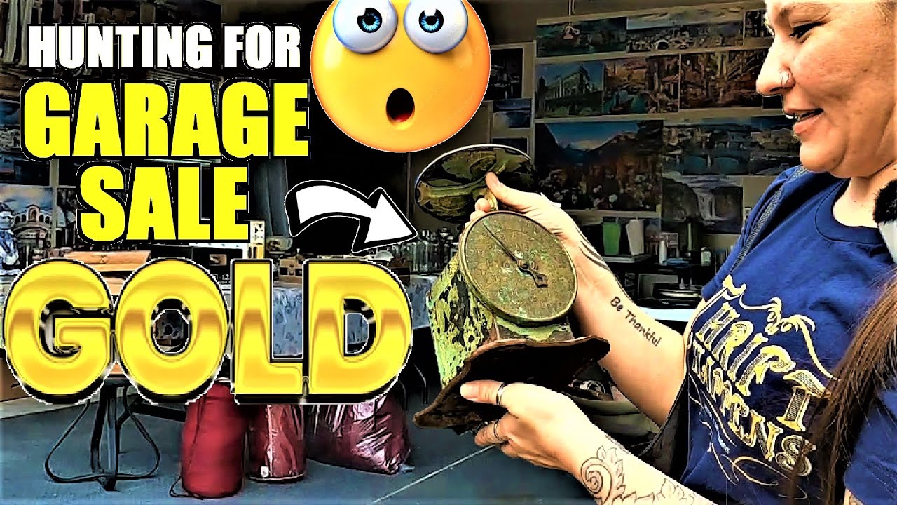 Ep599:  HUNTING OLD VINTAGE COLLECTIBLES AT GARAGE SALES!  😀😀
