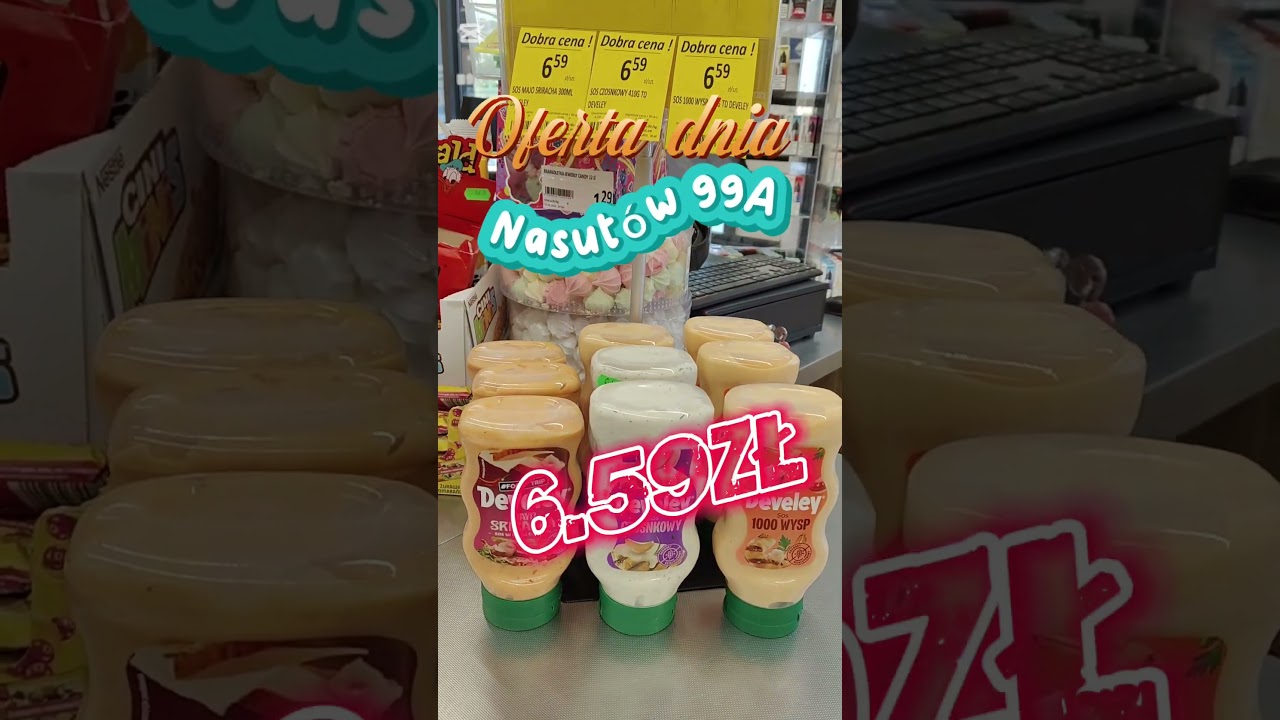 Oferta dnia w Lewiatan Nasut&oacute;w🔥To ulubione sosy Develey