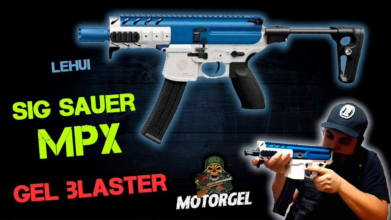 Sig Mpx de Hidrogel escala 1:1 (Review, unboxing prueba Gel blasters)