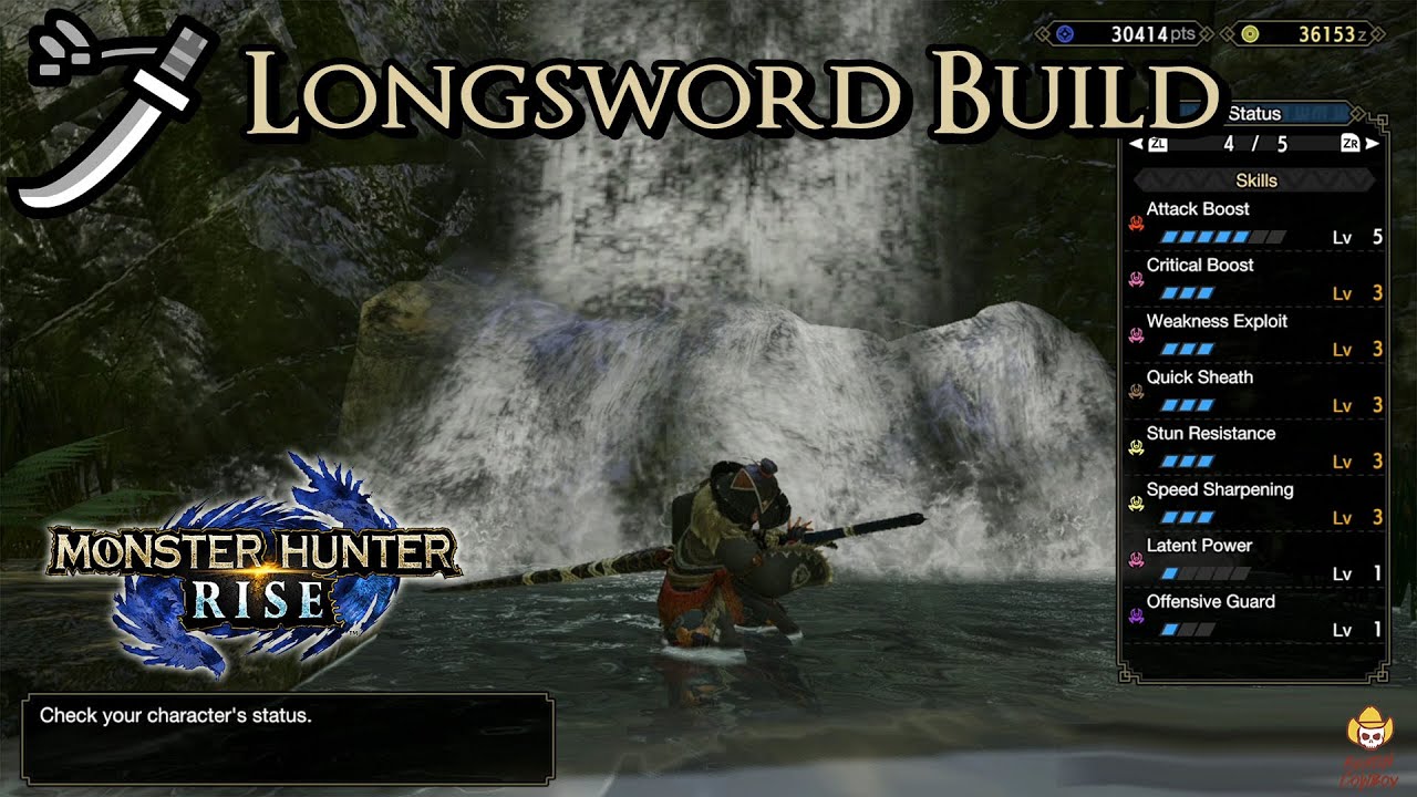 Monster Hunter Rise - Longsword Build - Maximum Anime