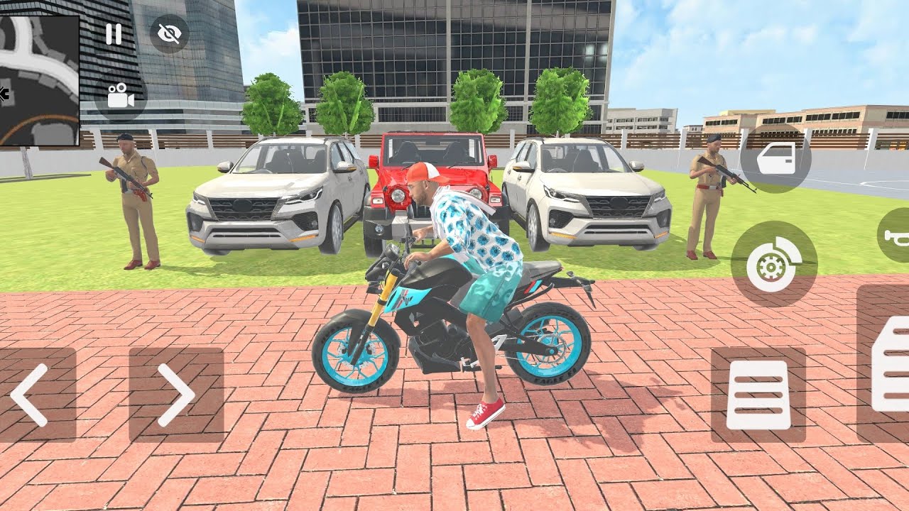 🎮 Franklin order by 2️⃣ fortuner 🚗 & 1️⃣ Mahindra Thar 🚗 in indian 🇮🇳 bike theft auto simulator 🎮