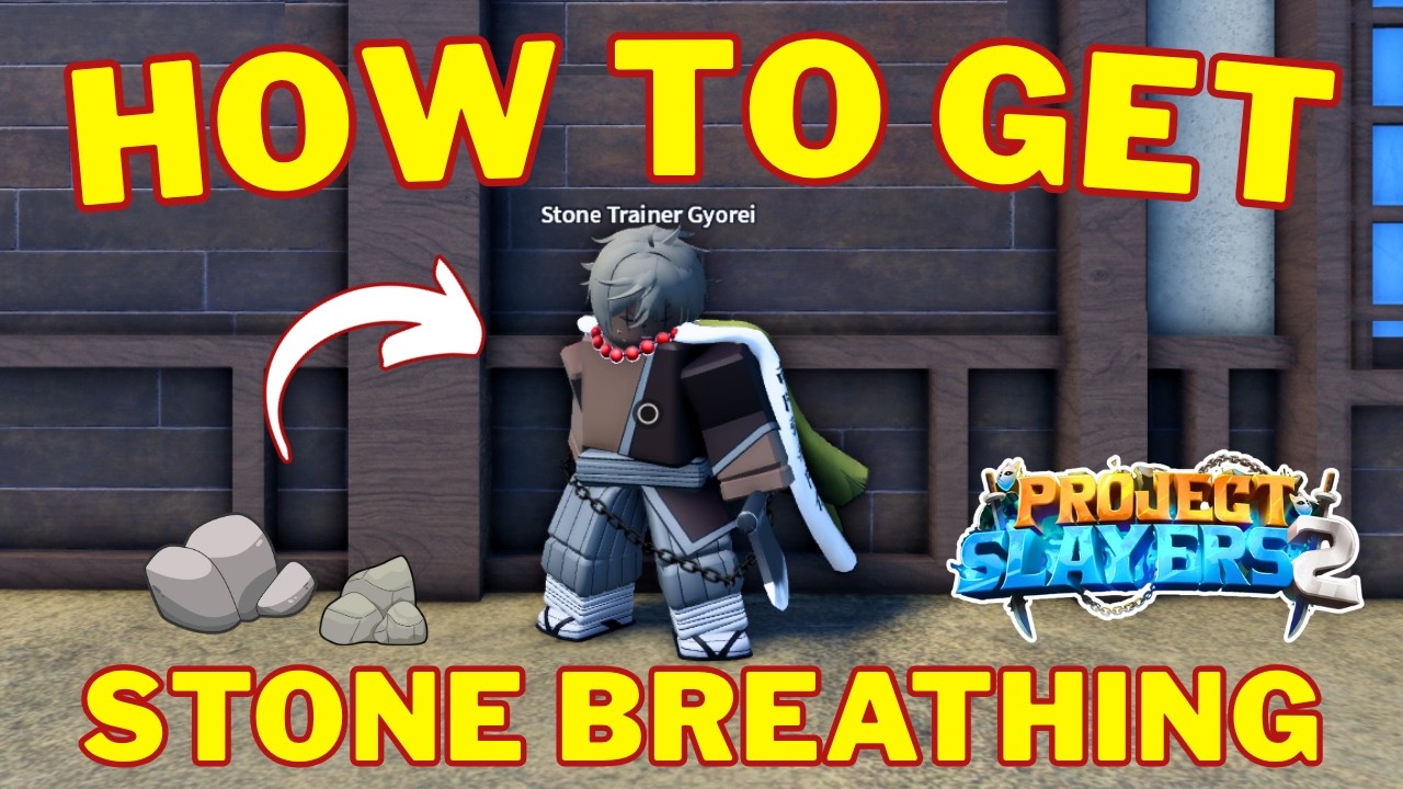 How To Get Stone Breathing in Project Slayers 2 | Stone Breathing Trainer Location | Roblox