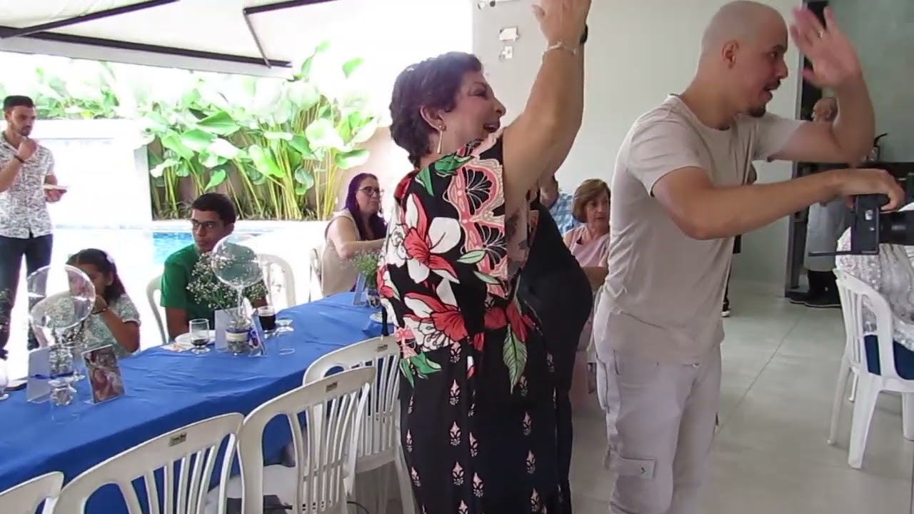Recepção no batismo de Pedro 