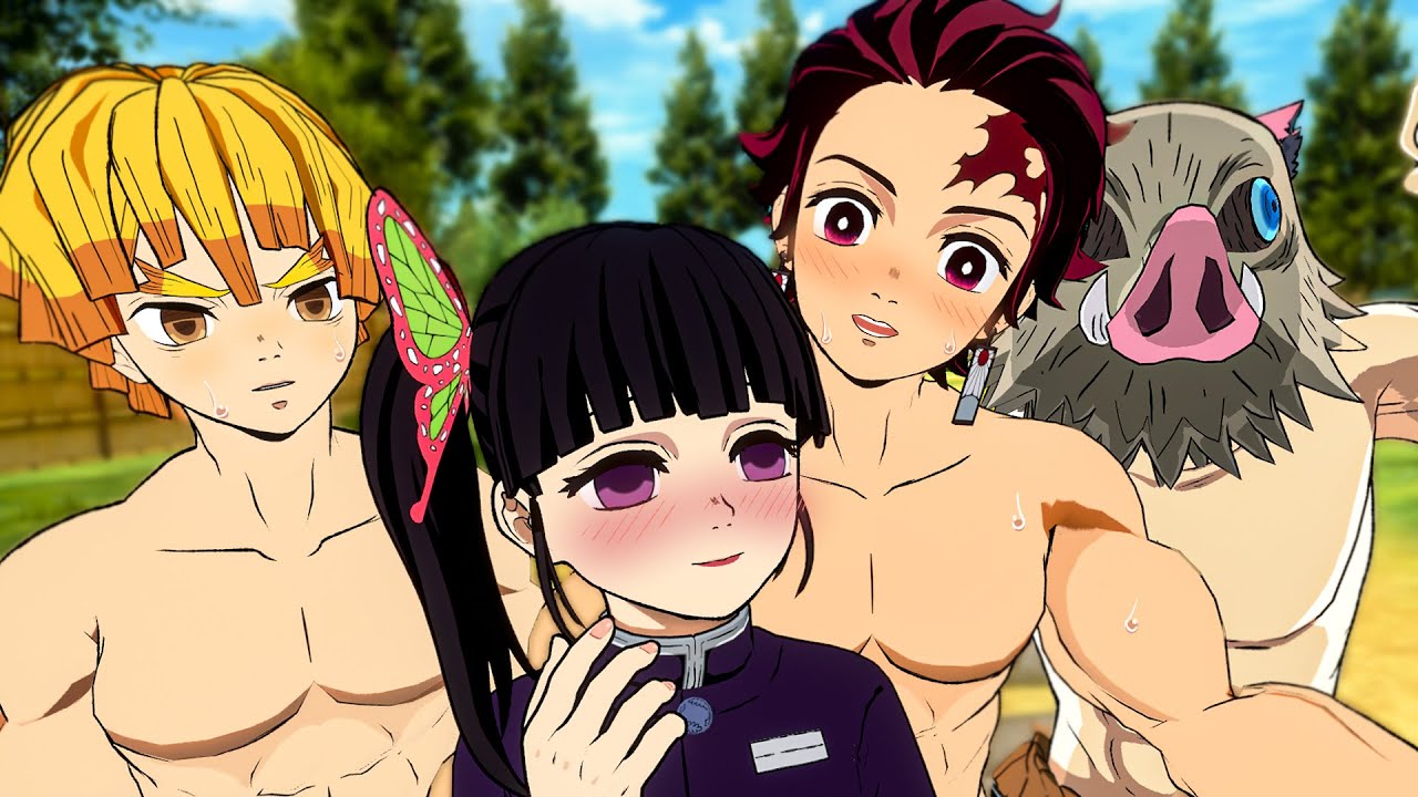 Kanao TREINOU o Tanjiro, Inosuke e Zenitsu no Demon Slayer Vr