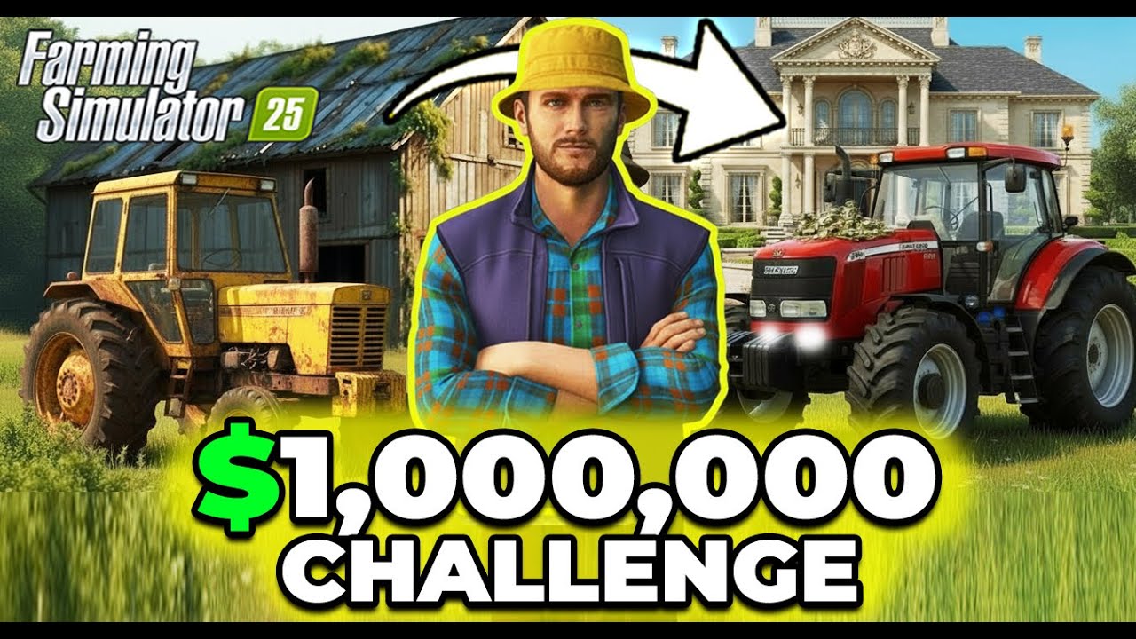 Я заработал 1 МИЛЛИОН, начав с 0 долларов! Farming Simulator 25