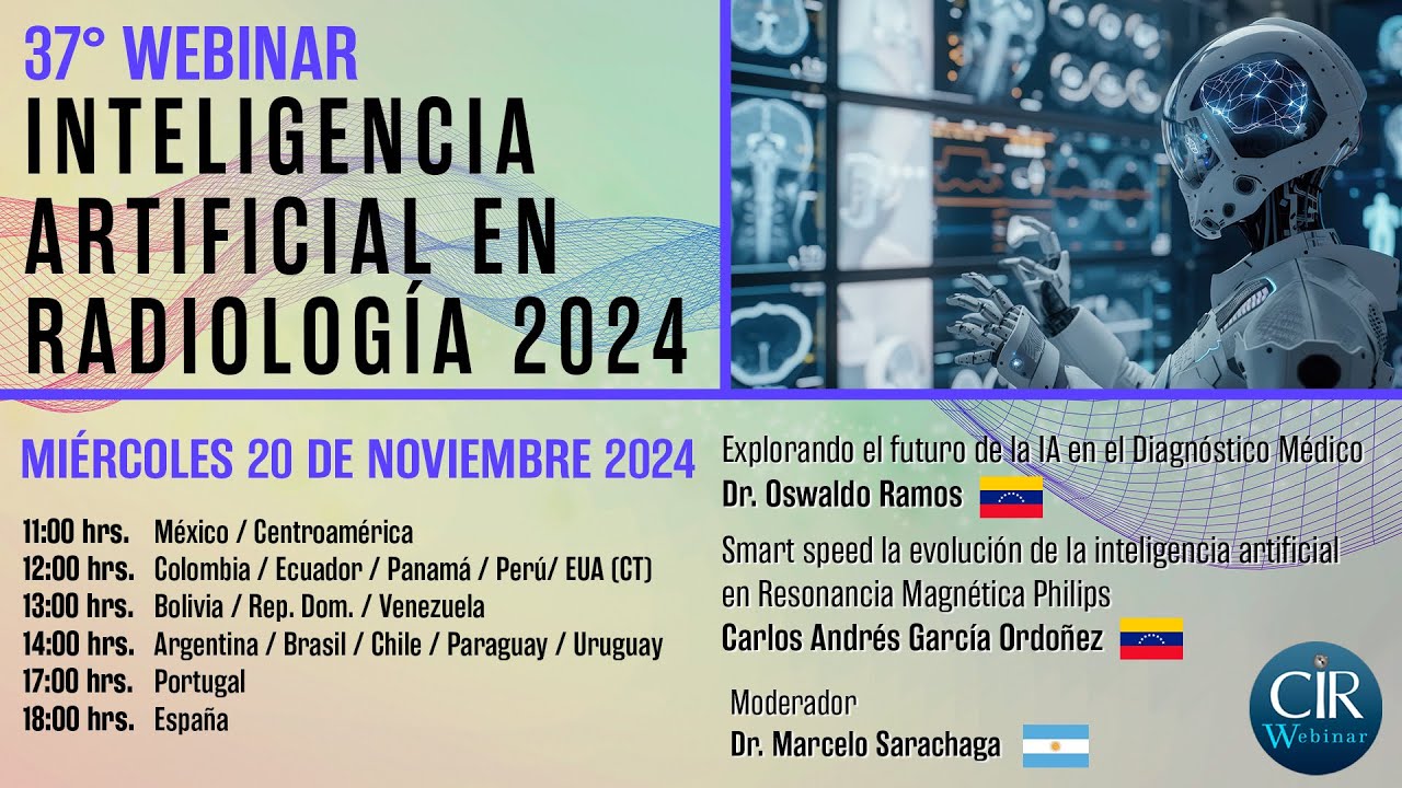 Inteligencia Artificial en Radiología 2024 - 37° CIR Webinar