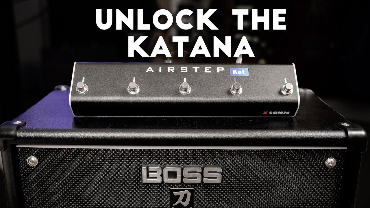 The Best BOSS Katana Footswitch - Wireless Editing! Airstep Katana Review