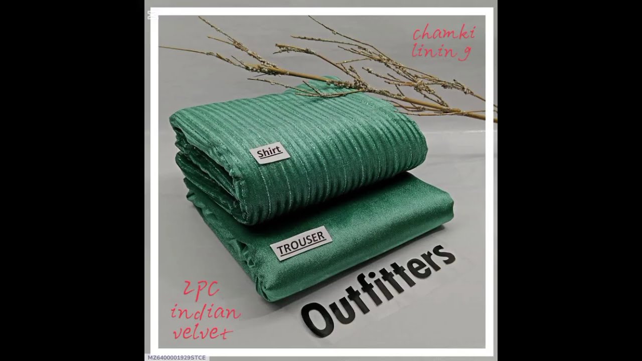 2pc velvet collection 2024-25