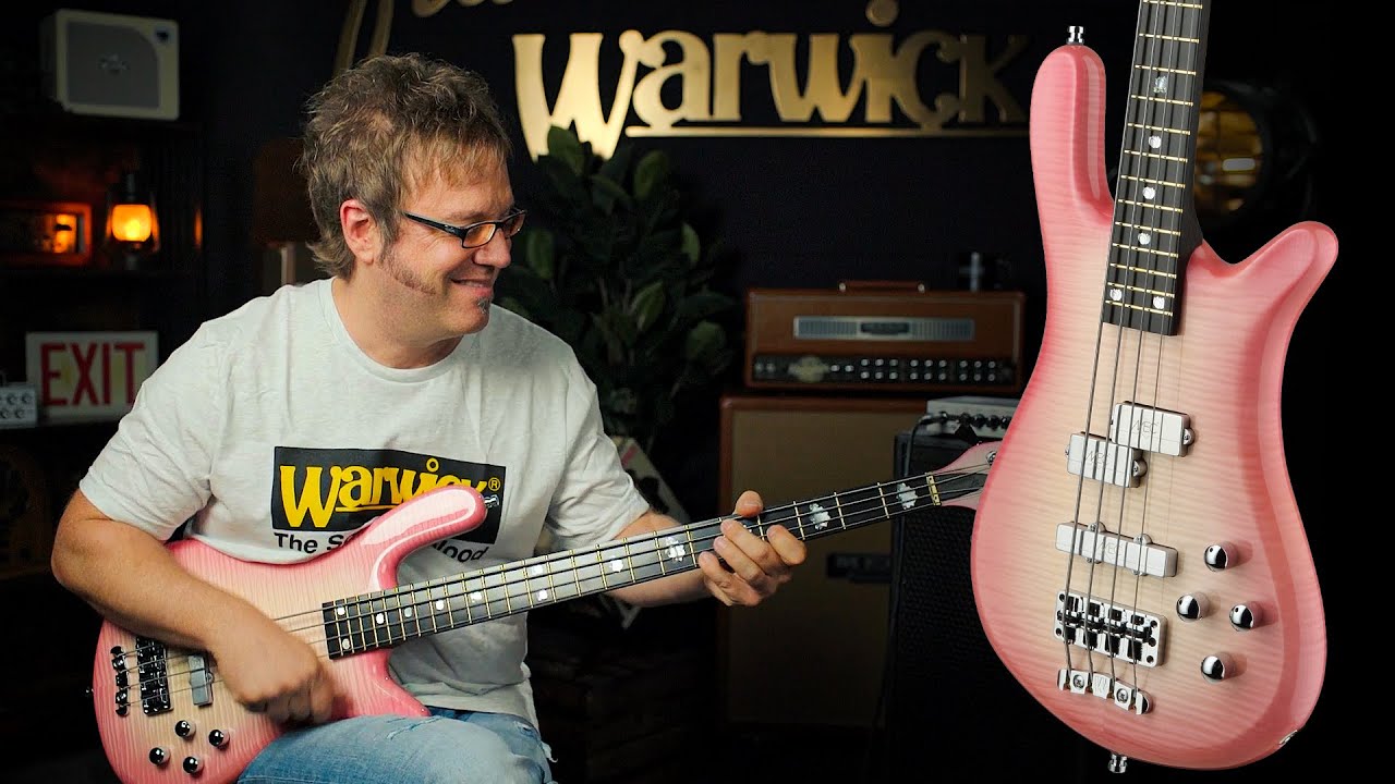LISTEN TO THIS! AMAZING Lotus themed CUSTOM Bass! | Warwick Streamer LX