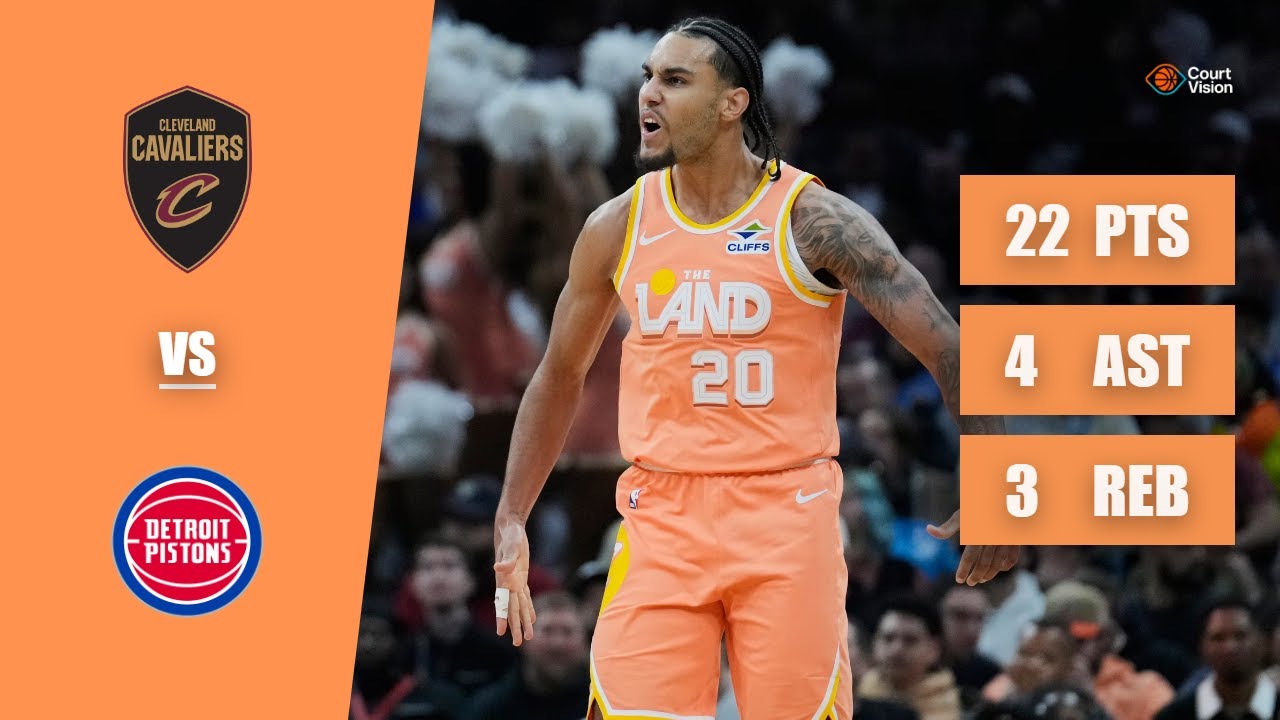 Jaylon Tyson - 22 Points, 5 Three-Pointers, 4 Assists vs Pistons - 2025-26 Regular Season