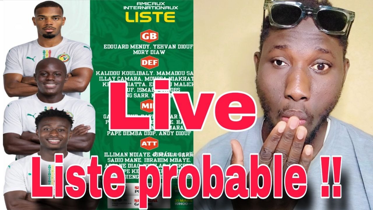 Liste probable de Pape Thiaw 🇸🇳