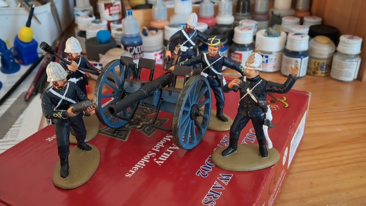 Toy Soldiers Żołnierzyki 1:32 54 mm Zulu War British Artillery