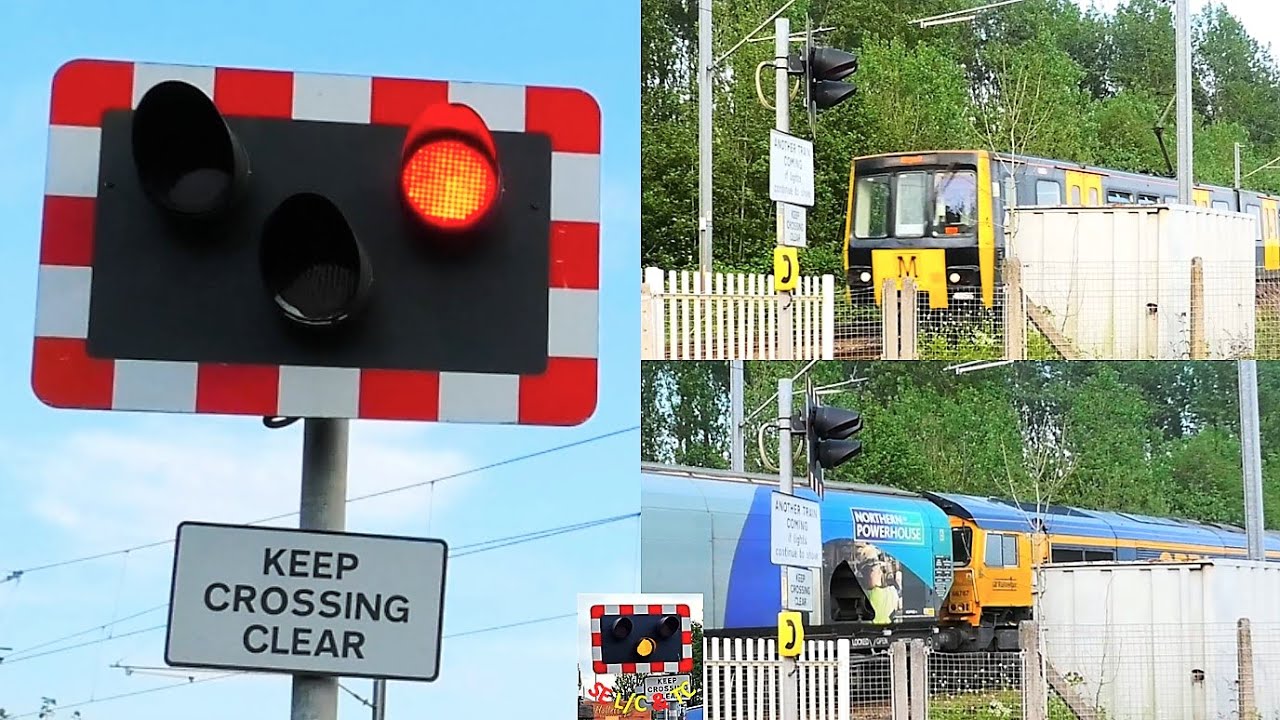 Freight Train & Metro Train in one lowering! | Boldon Lane Level Crossing, Tyne & Wear