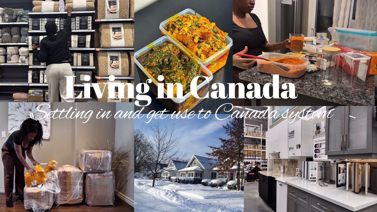 Living in Canada/ I shipped food from Nigeria/ settling in/ home renovation/ food prices in Canada 