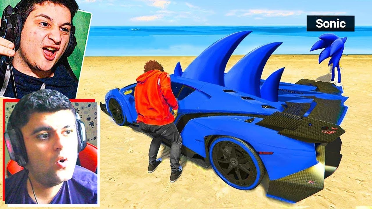 დამალე სონიკის სწრაფი მანქანები GTA5 ში!