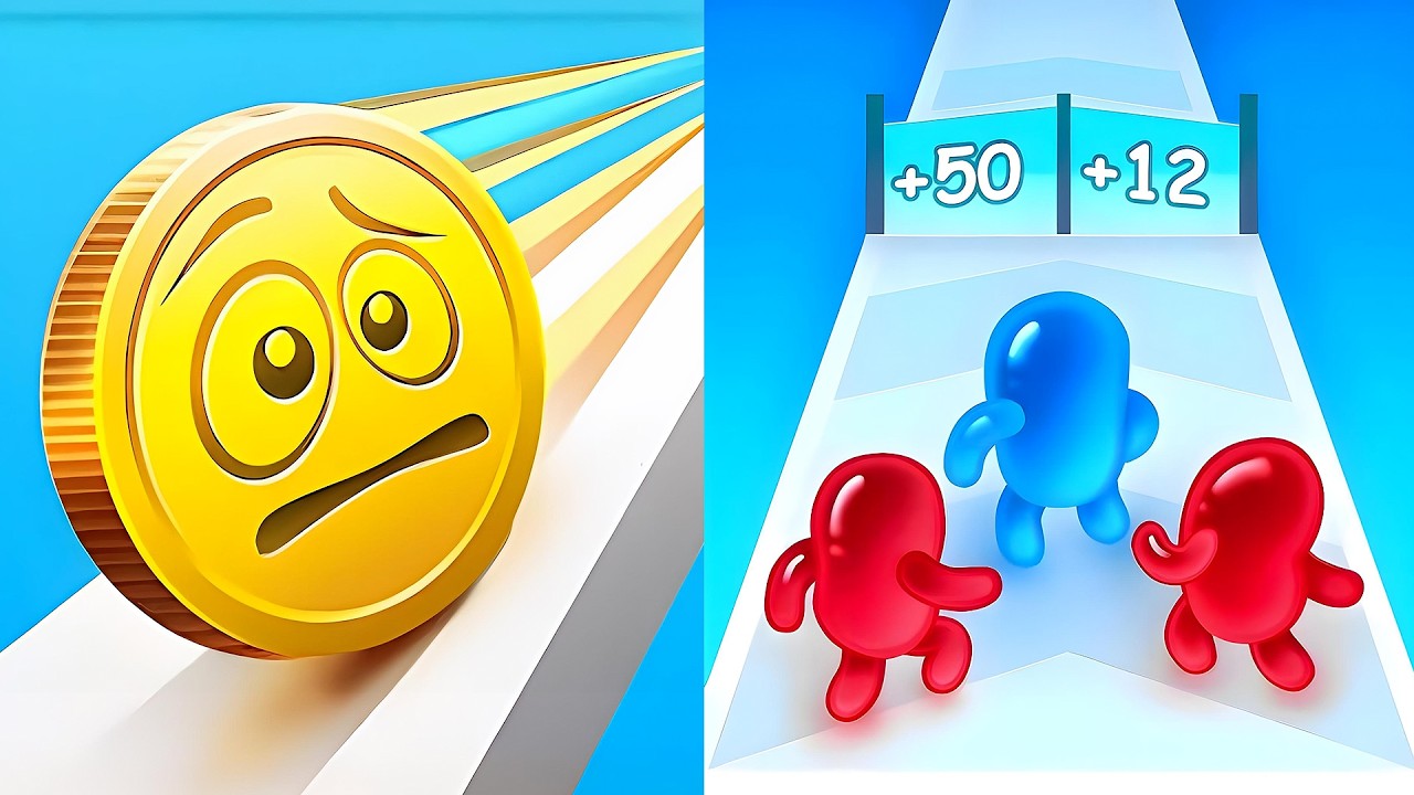 Coin Rush vs Join Blob Clash 3D 🚀 INSANE SpeedRun – All Levels MAXED!