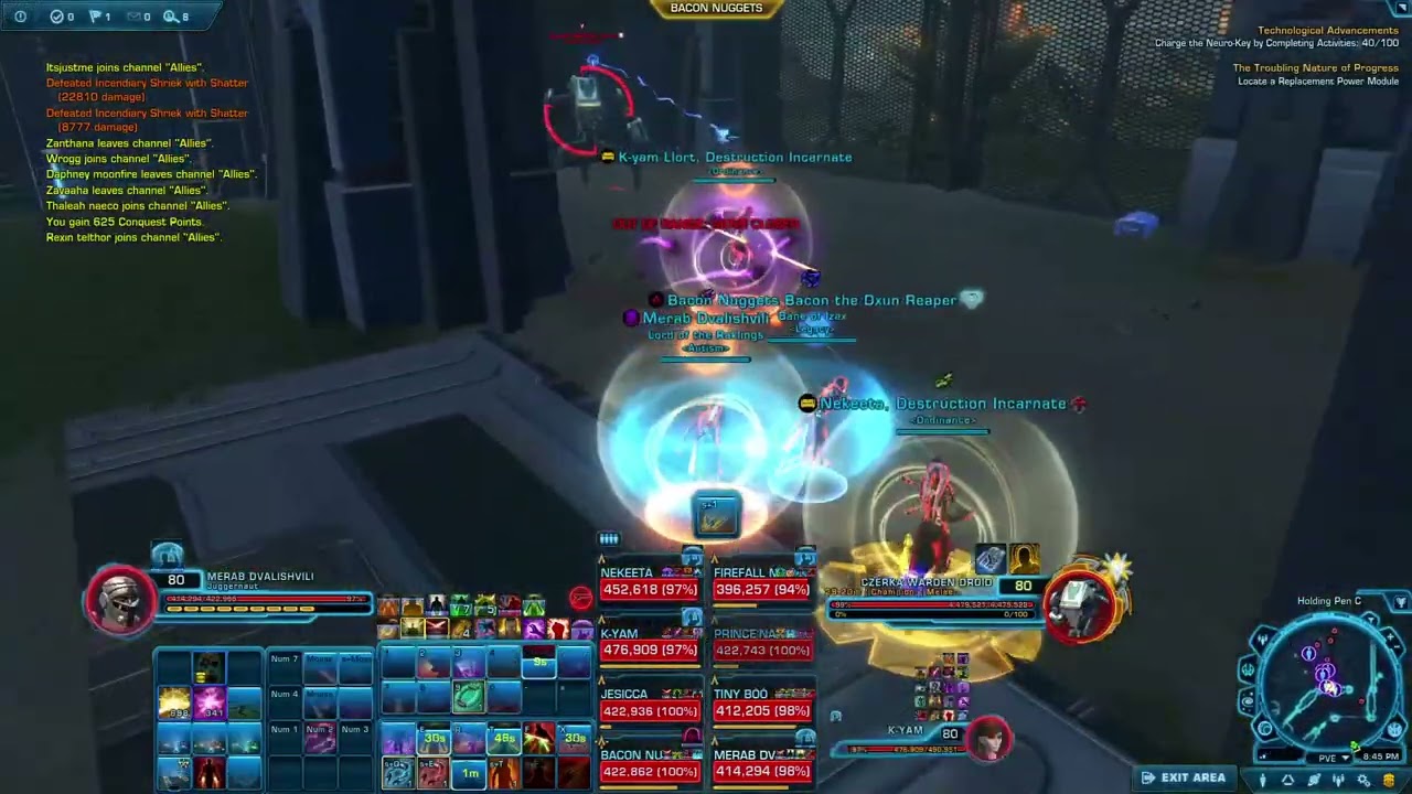 SWTOR NiM Dxun Timer 24 | Juggernaut Sin Add DPS
