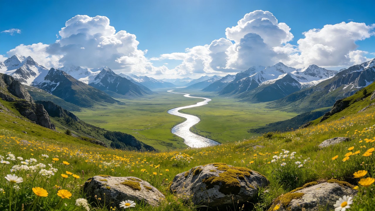 The Endless River Valley | Peaceful Fantasy Music & Nature Ambience