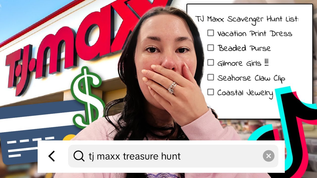 Searching for VIRAL TikTok Finds at TJ MAXX *shopping scavenger hunt*