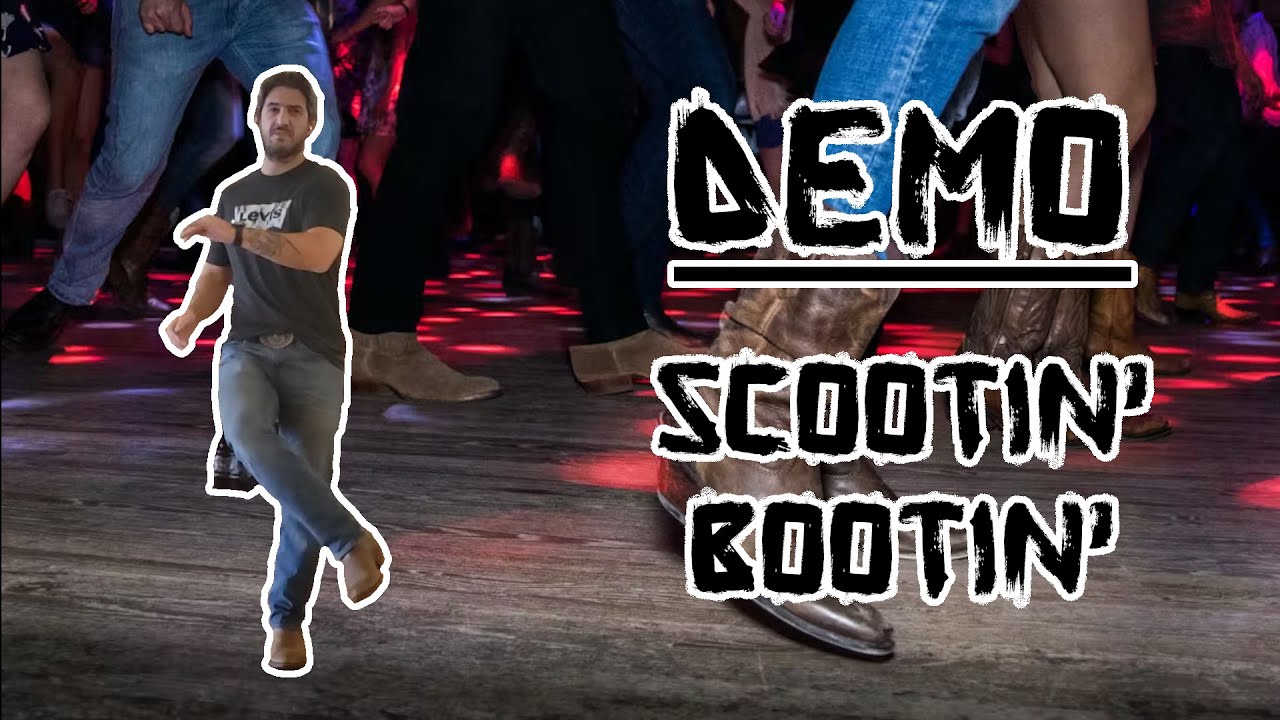 Scootin' Bootin' Line Dance to Music
