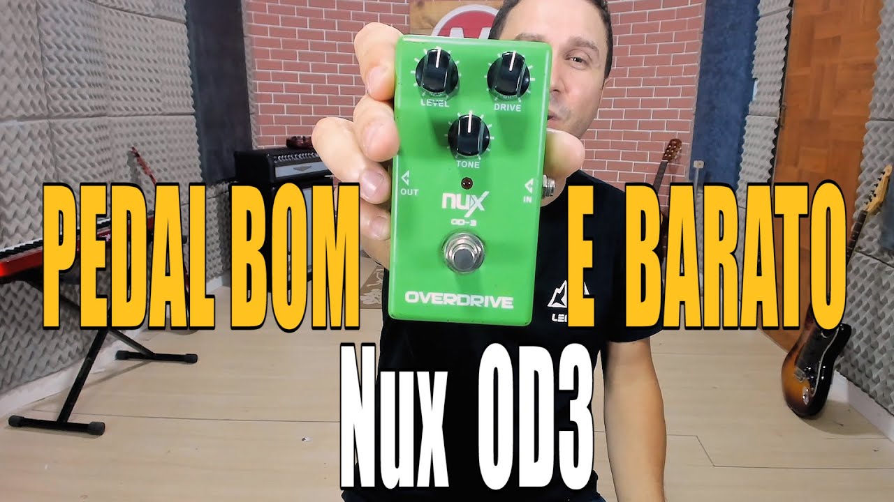 PEDAL BOM E BARATO,  Review  (Nux OD-3) Pedal de Over Drive