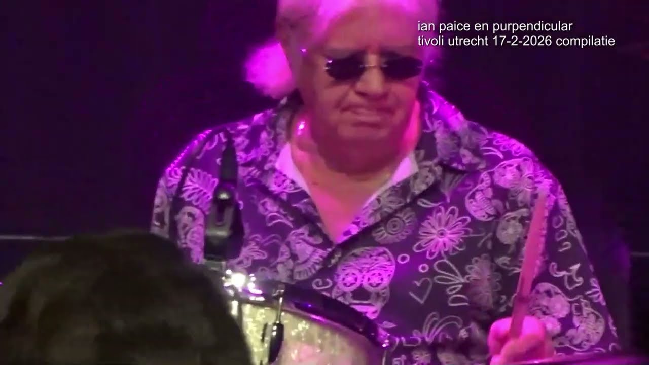 Ian paice ( drummer deep purple ) en purpendicular compilatie tivoli utrecht 17-2-2026