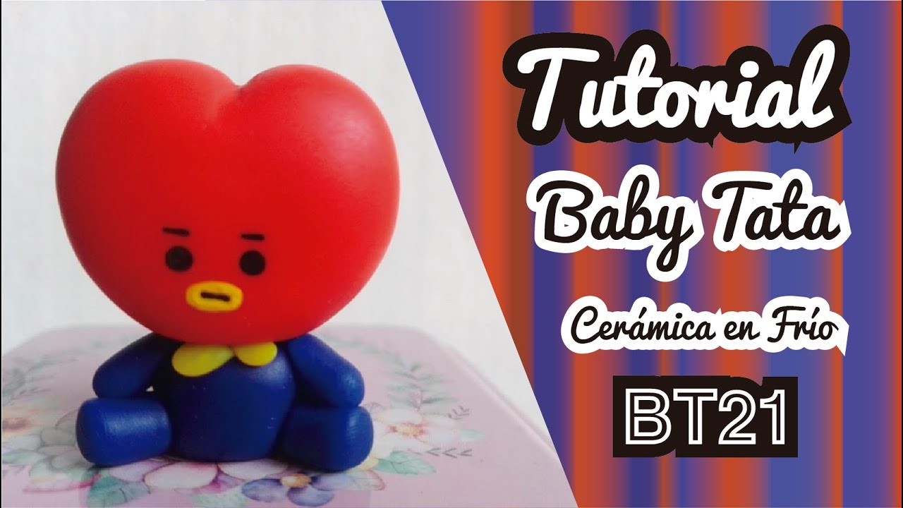 Tutorial Baby TATA - TAEHYUNG - BT21 - BTS manualidades - BT21 Porcelana Fría / cerámica