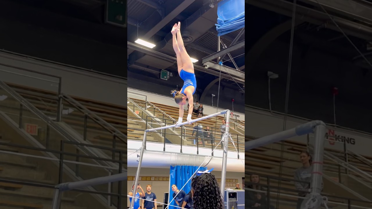 Hot Shoe Mounted iPhone 17 ProMax on Nikon Z9 College Gymnastics SCSU Bridgeport