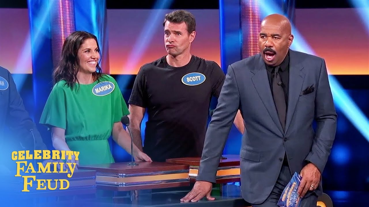 Steve Harvey says he'd refuse to answer this question! | Celebrity Family Feud
