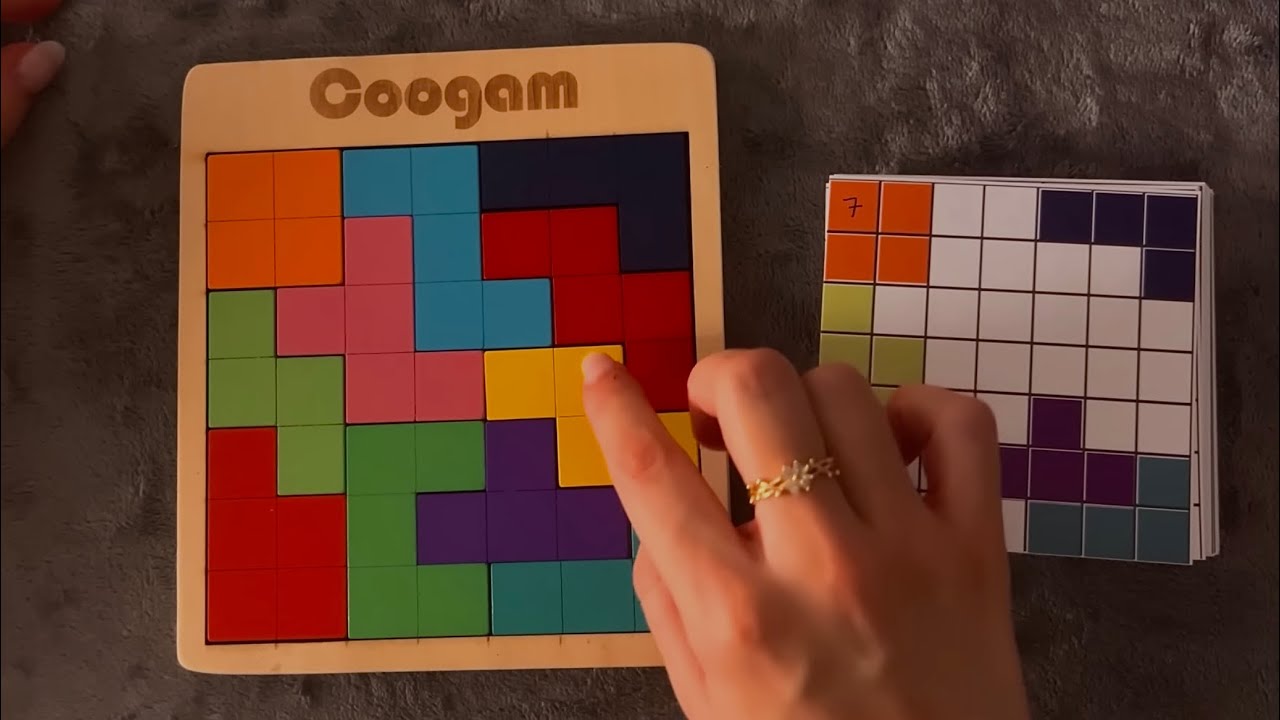 ASMR - Wooden Puzzle 🧩 NEW challenges - Clicky Whispers