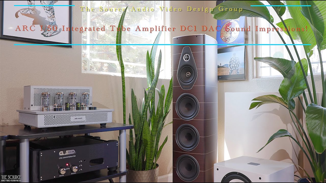 Audio Research Corporation i50 Integrated Tube Amplifier's new DC1 DAC Card Sound Impressions!