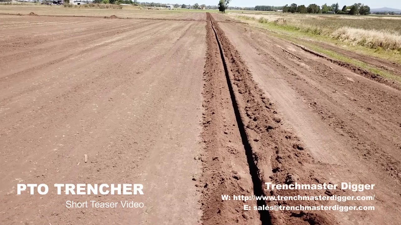 The Trenchmaster PTO Trencher