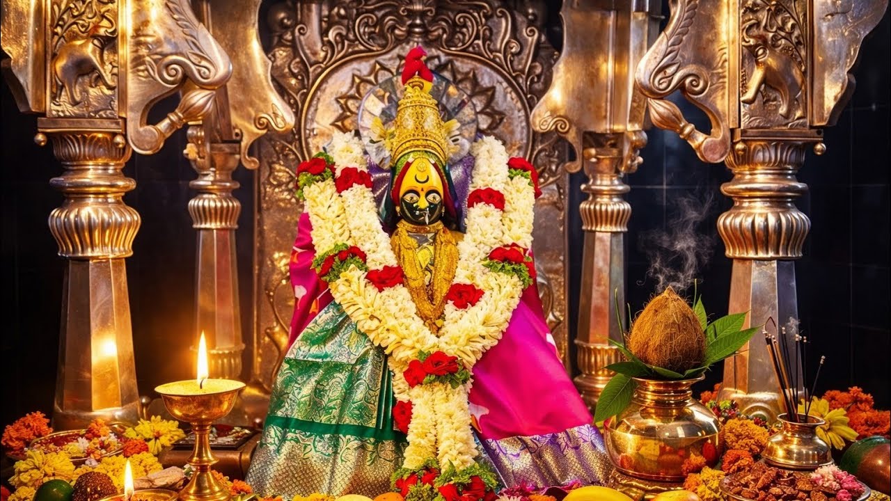 🌺जय तुलजा भवानी माता की आरती सिद्ध पीठ|Tulja Bhavani Aarti|Powerful Durga Aarti|🌺# 