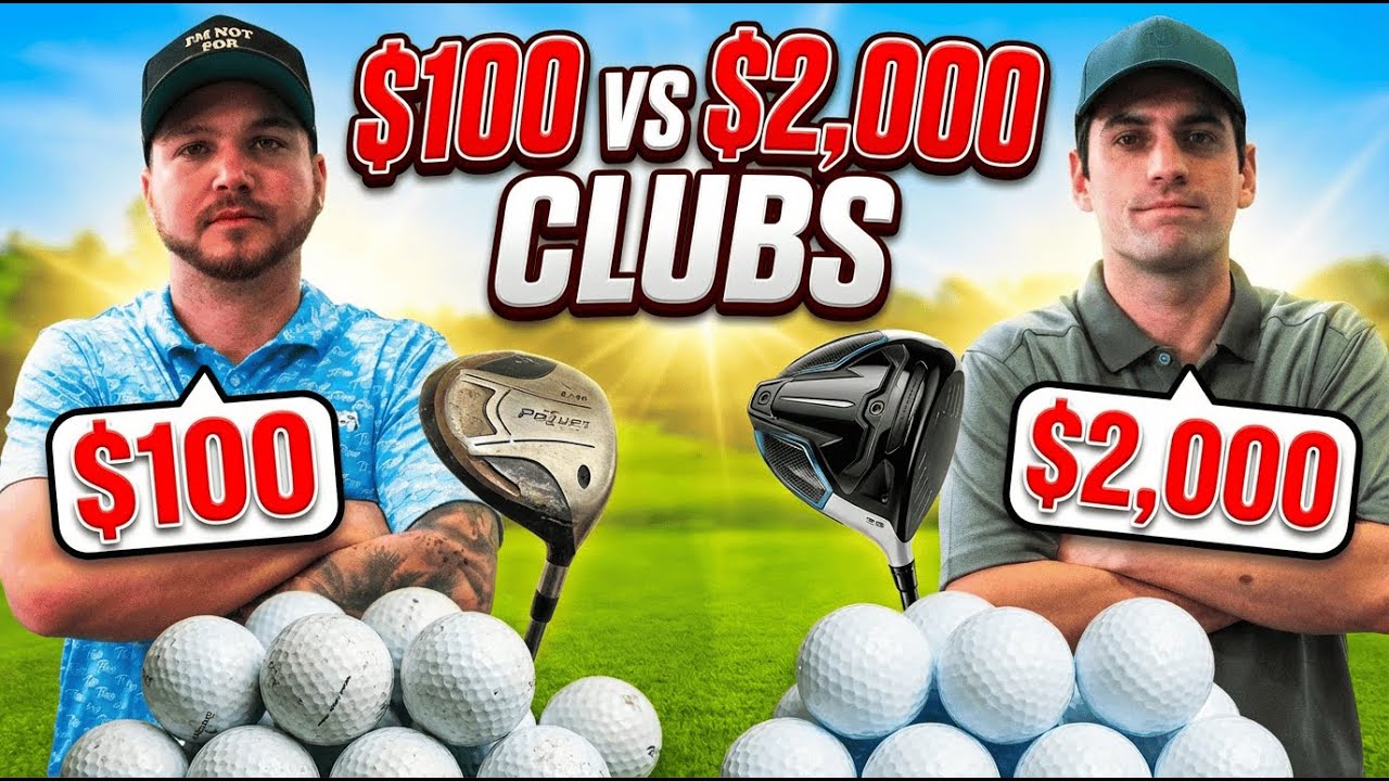 $100 vs $2,000 Golf Club Challenge