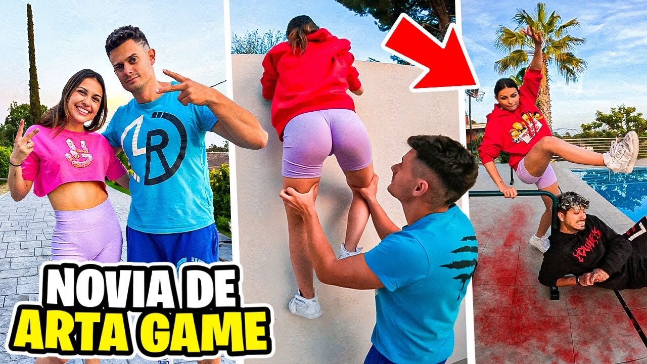 ENSE&Ntilde;ANDO PARKOUR a la NOVIA de ARTA en la M&Aacute;XIMO HOUSE 3.0😳