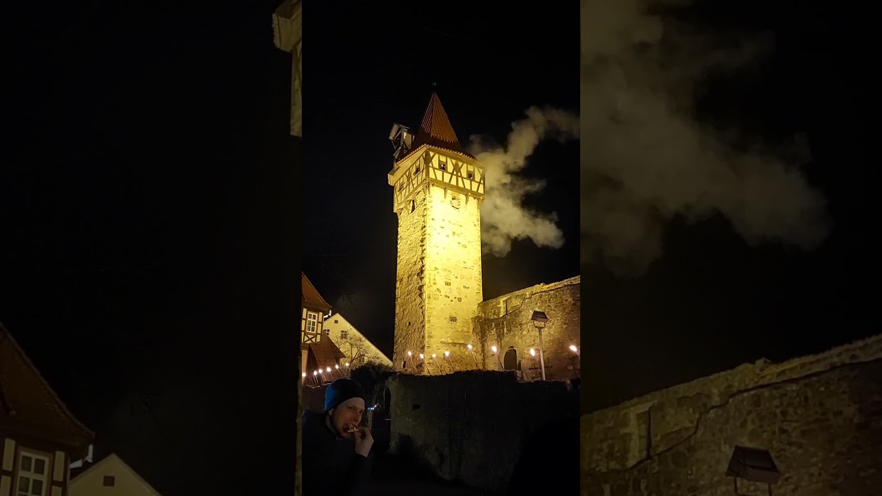 Medieval Festival in Ostheim Rh&ouml;n Germany