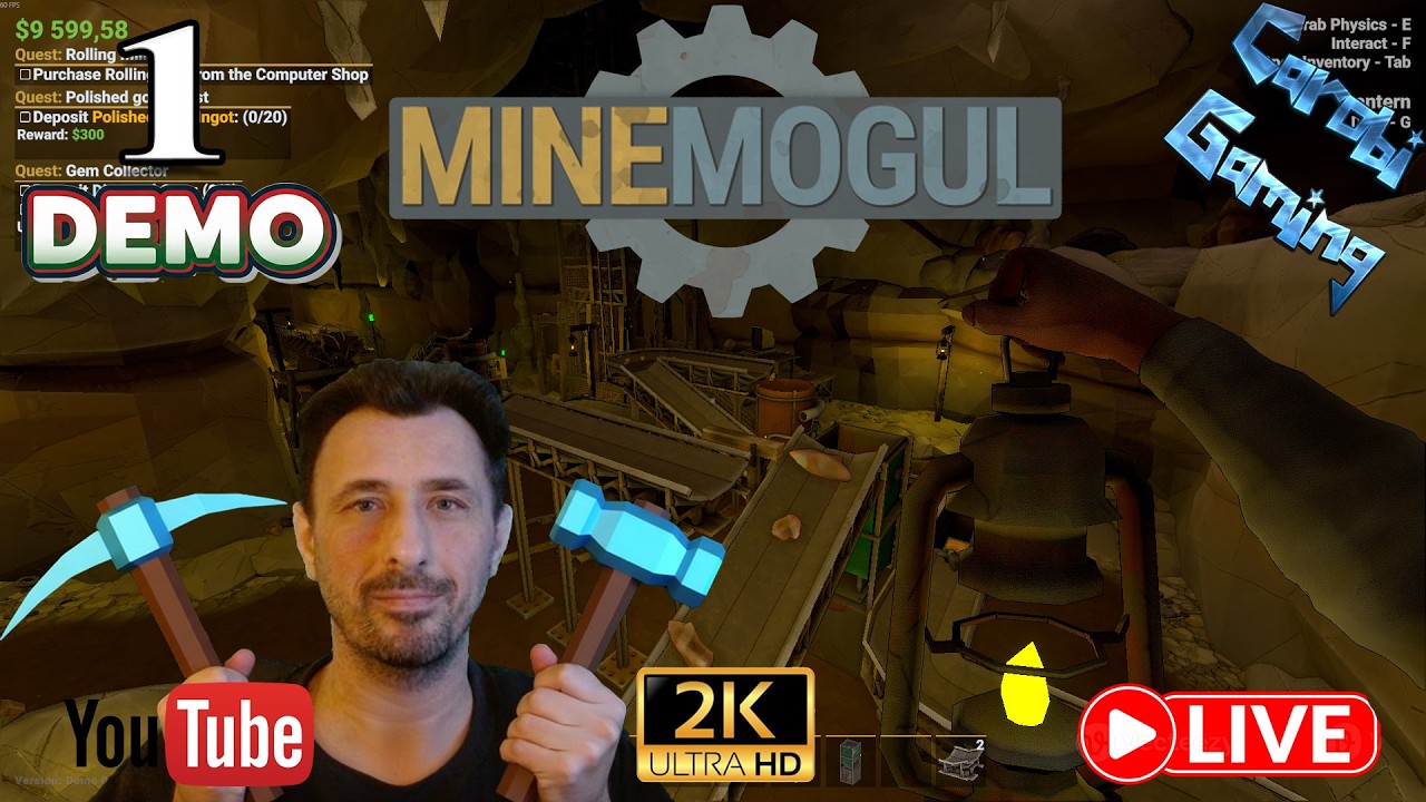 Mine Mogul Demo Live 1# -Ez csak egy újabb bányászós Game (Kipróbáljuk a milyen lesz ez a játékot)
