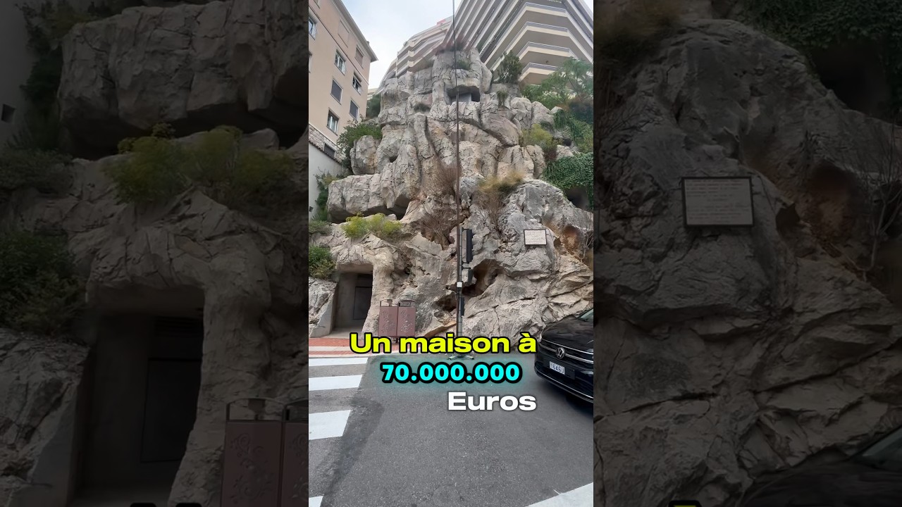 La maison la plus incroyable de Monaco ! #monaco #maison #insolite #riche #immobilier #pierre