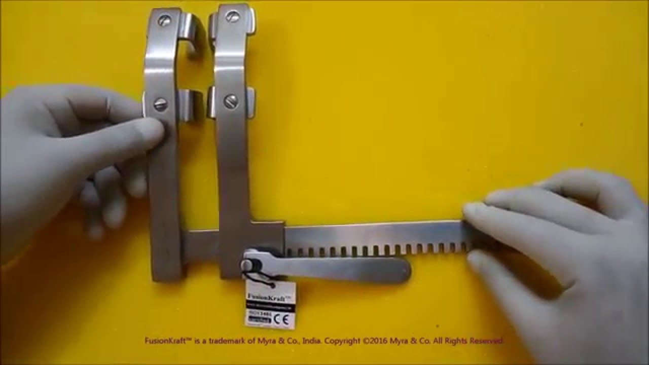 FusionKraft&trade; Morse Sternal Retractor (Spreader)