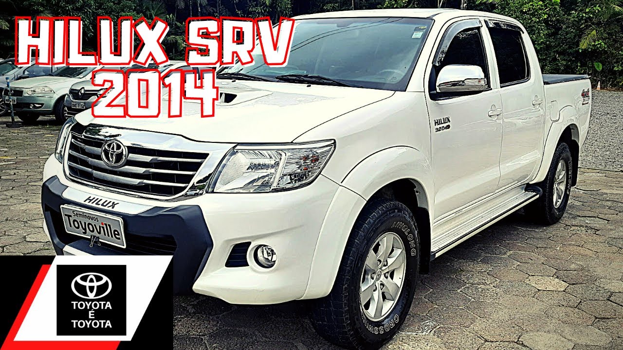 TOYOTA HILUX SRV 2014 TURBO DIESEL 4X4 USADO DETALHES DO INTERIOR E EXTERIOR