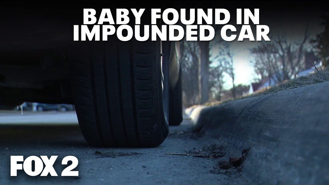Baby found in impounded car in Metro Detroit