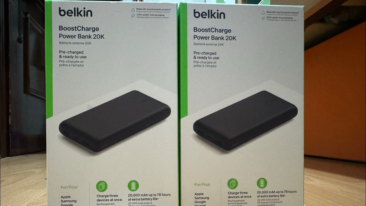BELKIN POWER BANK 20,000 mah | UNBOXING Belkin Power Bank