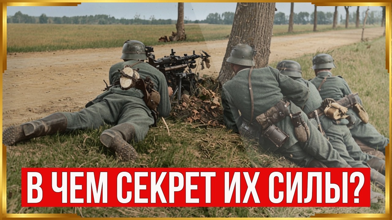 Почему немецкая пехота доминировала в начале войны?
