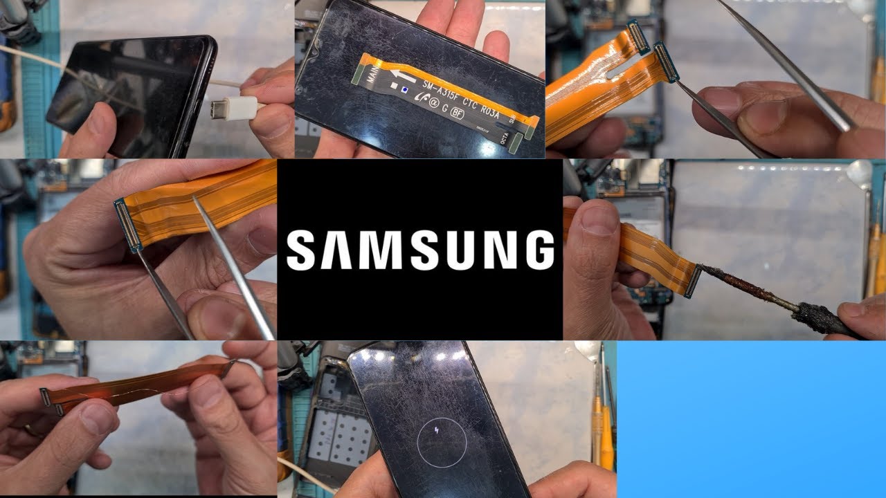 How to fix Samsung Galaxy A70 A50 A30 A20 not charging (Flex Repair)