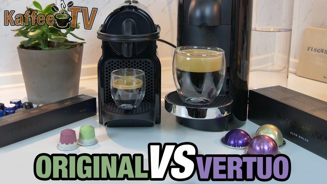 ORIGINAL oder VERTUO?  Vergleich von beiden Nespresso-Kapselsystemen mit Vor- und Nachteilen!