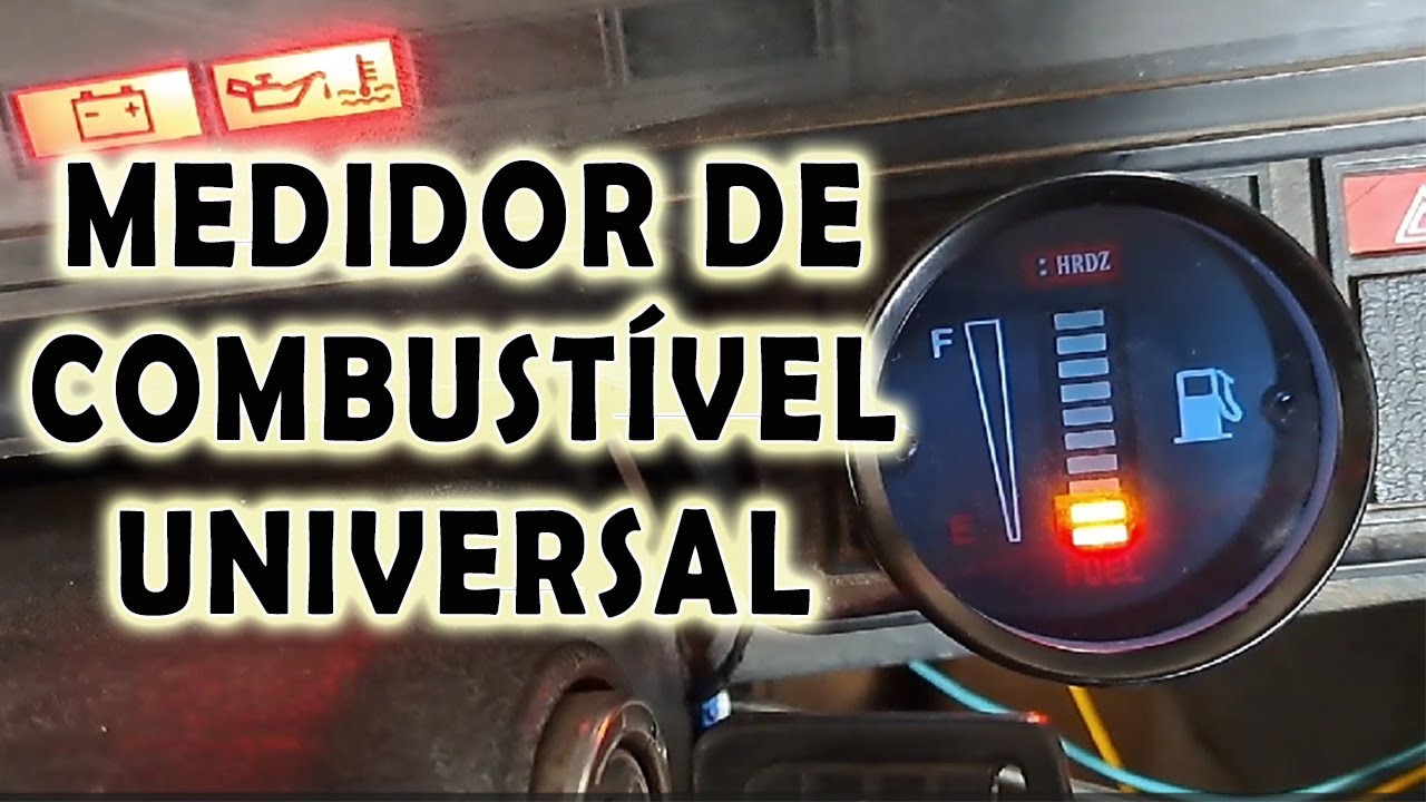 INSTALANDO MEDIDOR DE COMBUSTÍVEL UNIVERSAL NA FORD PAMPA 1994.