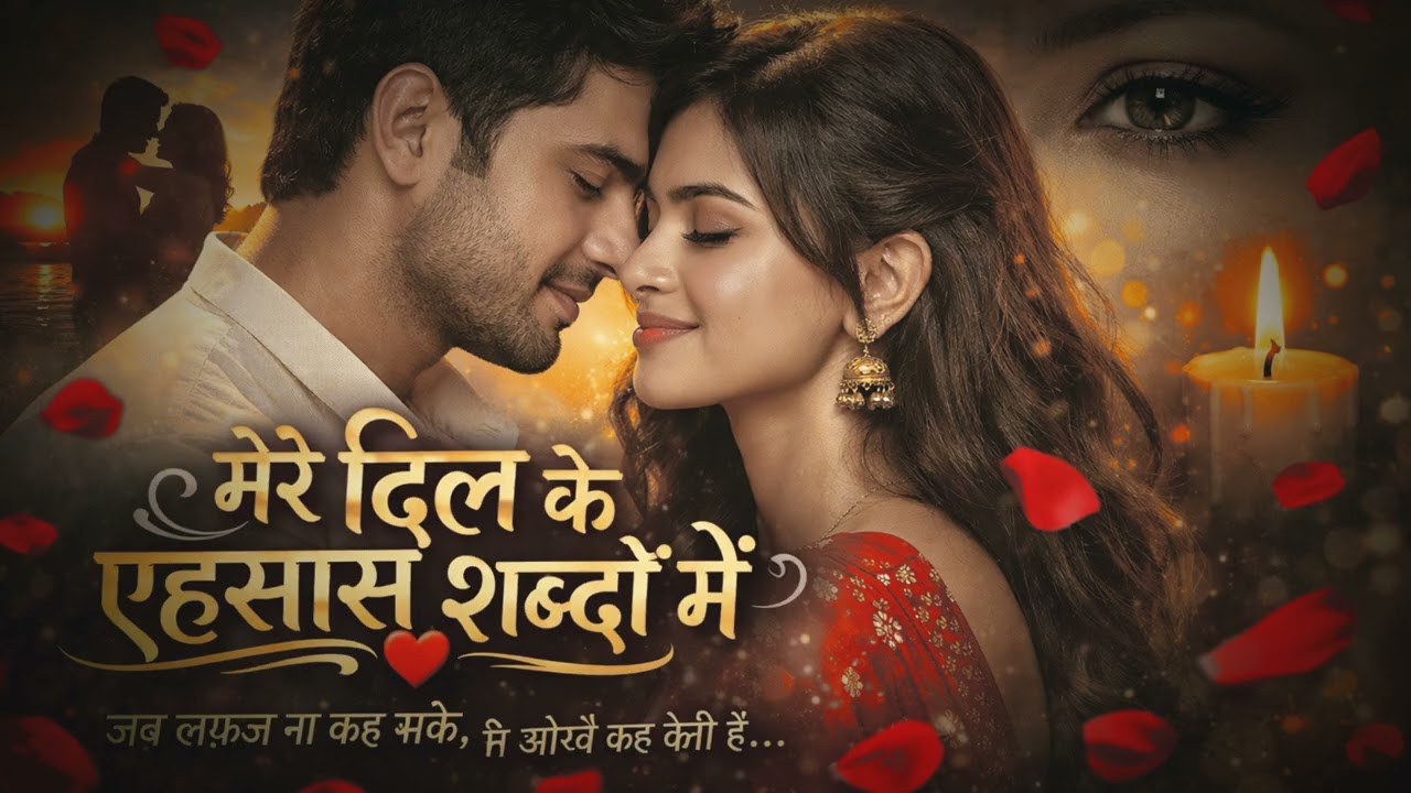 मेरे दिल के एहसास शब्दों में | Heart Touching Romantic Hindi Song 2026 | Emotional Love Poetry