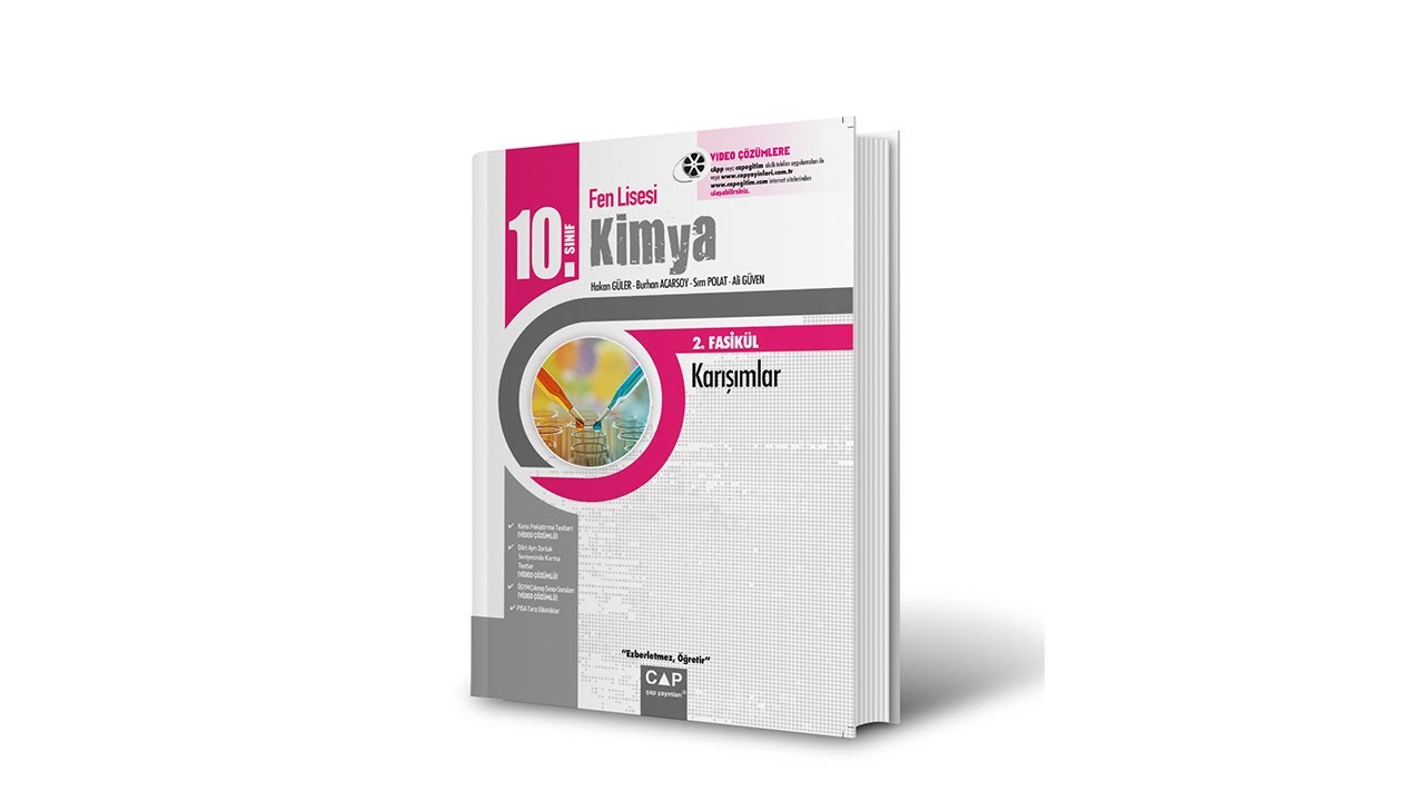 Çap Yayınları - Fen Lisesi - 10.Sınıf Kimya 2.Fasikülü -02-Çözünme Olayı