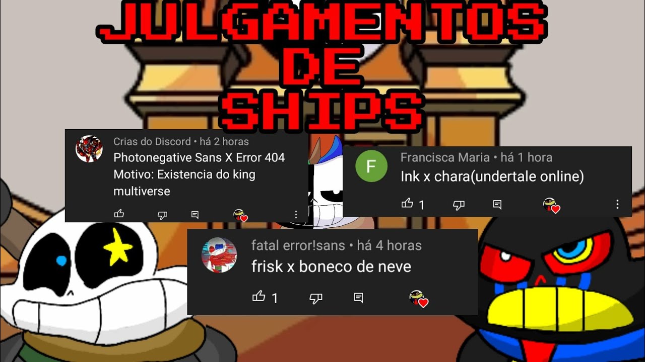 Error e Ink julgando os ships de vocês (denovo)